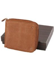 男士真皮三折钱包 皮具箱包零售精选